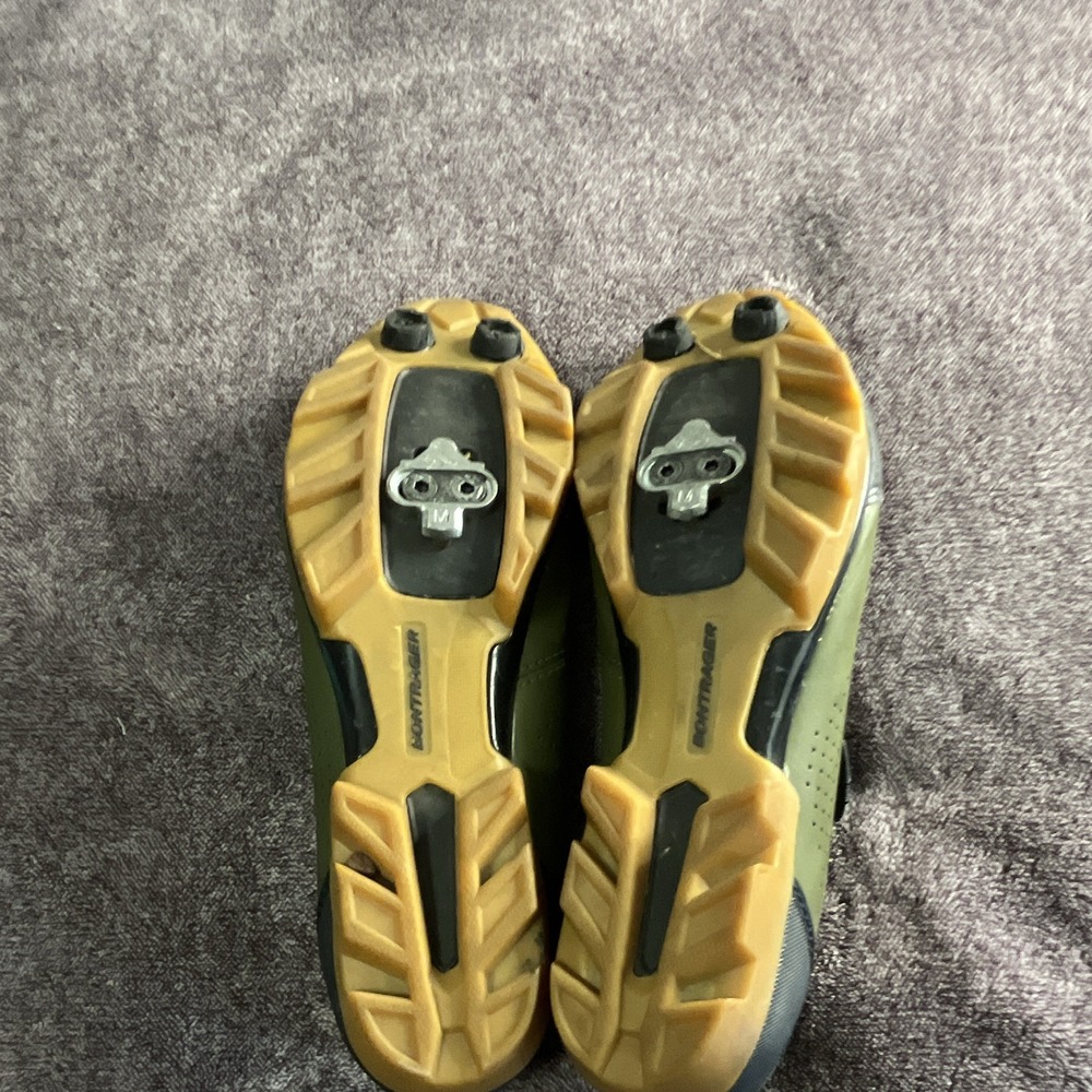 Bontrager Foray Mountain Cycling Shoes BOA Dial 2-Bolt Cleat Green/Black Sz 10 - Picture 4 of 6
